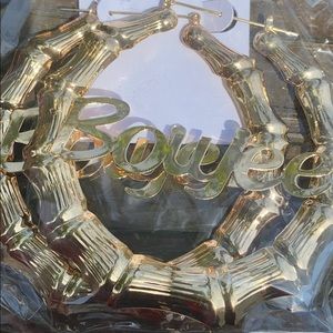 Boujee gold hoops